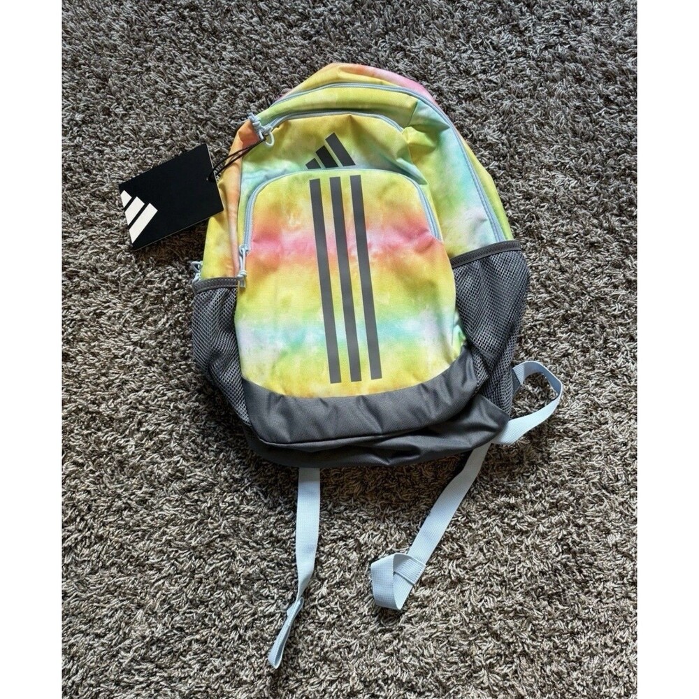 Adidas BTS Originator Backpack Stone Wash Rainbow Clear Sky Blue New
